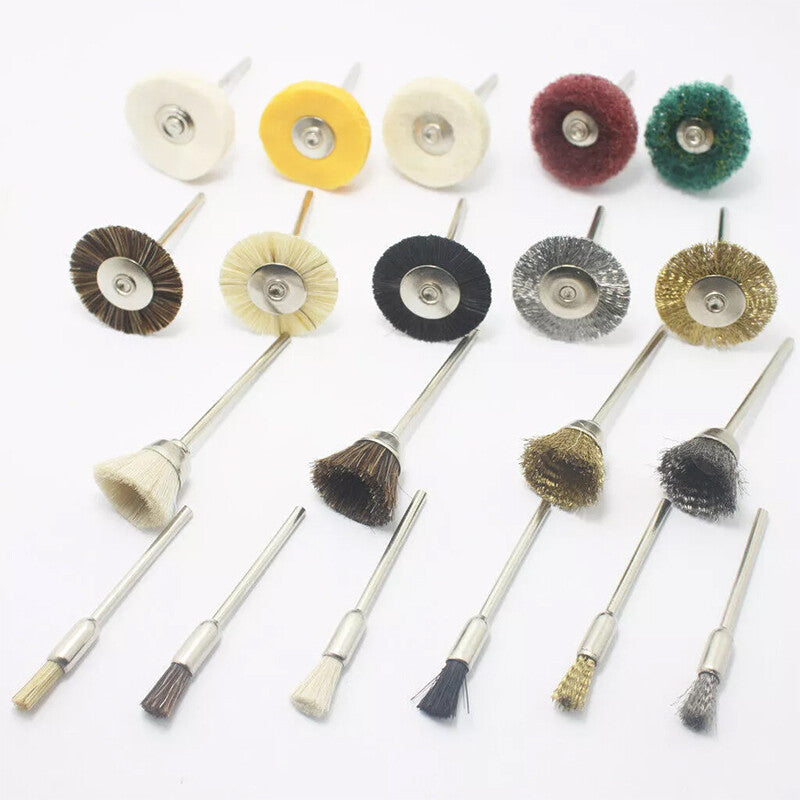 2.35mm Shank Polishing Buffing Wheel Brush Pad For Grinder Drill Bit Rotary Tool
