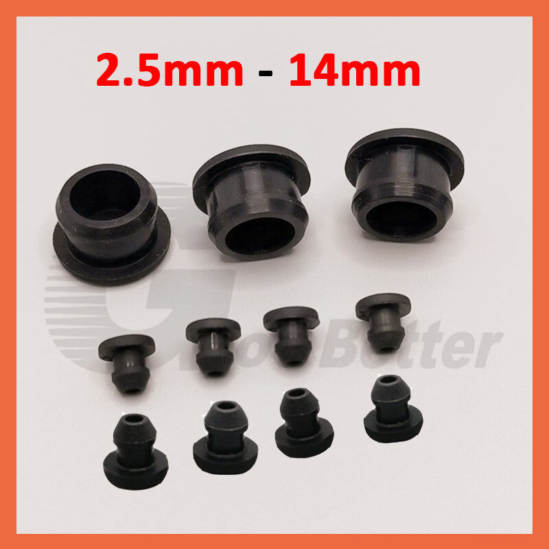 Snap-on Hole Plugs Blanking Silicone End Caps (2.5mm~14mm) - Product Set
