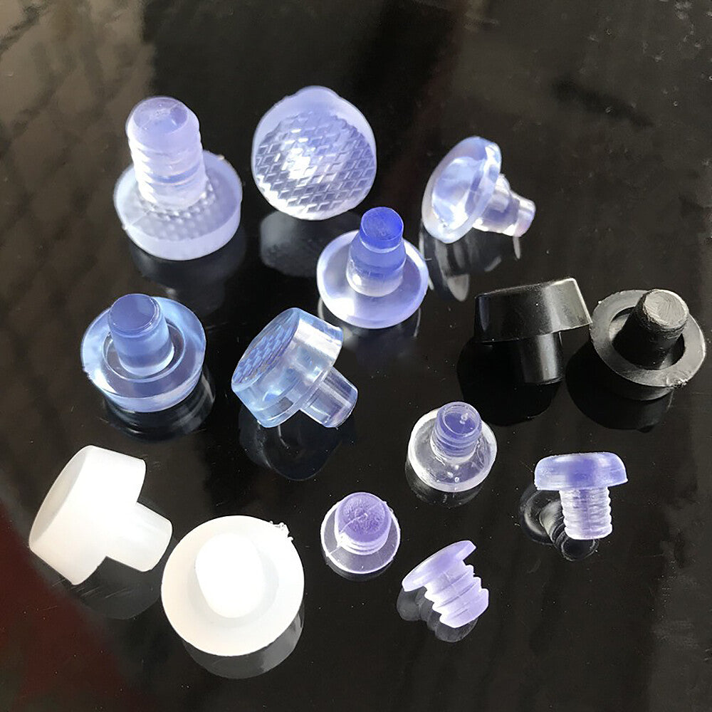 PVC Hole Plugs Blanking End Cap Inserts Plug Bung For 5mm-8mm Hole Non-slip Base