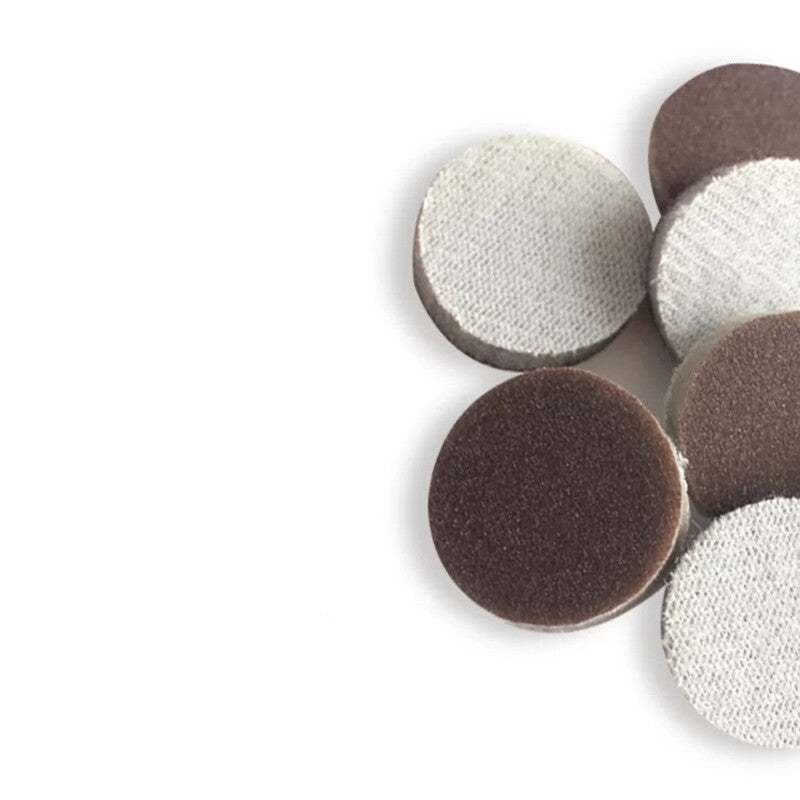1" 25mm Sponge Red Sandpaper Wet And Dry Sanding Discs Foam Block 300-2000 Grit