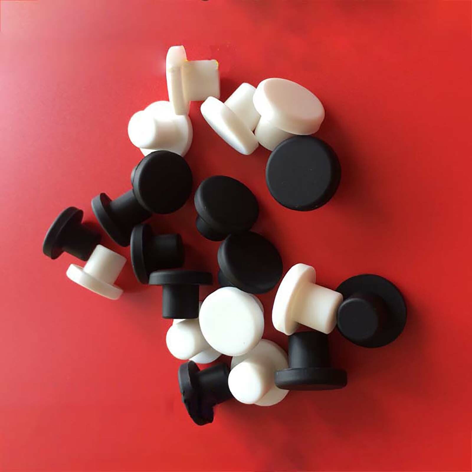 Waterproof sealing demonstration with silicone hole plug installed in tube