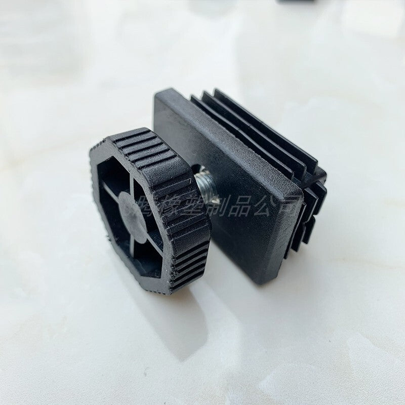 M8 Nut Plug Inserts End Cap + Adjustable Table Foot Furniture Leveling Feet 39mm