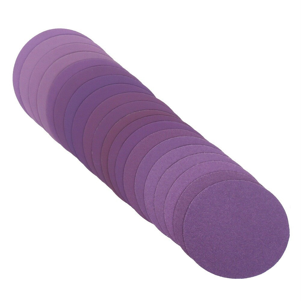 5 Inch 125mm Purple Sandpaper with Grit Label - Waterproof Wet Dry Sanding Discs (HomeDIYer)