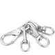 304 Stainless Steel Swivel Eye Snap Hooks M4 M5 M6 M7 （5PCS）