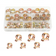 115 Pcs Hose Clamps Assortment Kit Spring Steel Clip Water Fuel Tube Air Pipe
