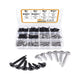 400Pcs #8 Phillips Wafer Head Self Tapping/Drilling Screws Kit 410 Stainless Steel
