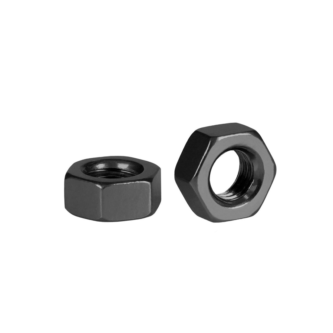 M3 M4 M5 M6 Colourful Anodised Aluminium Aluminum Hexagon Full Nuts - Hex Metric - HomeDIYer