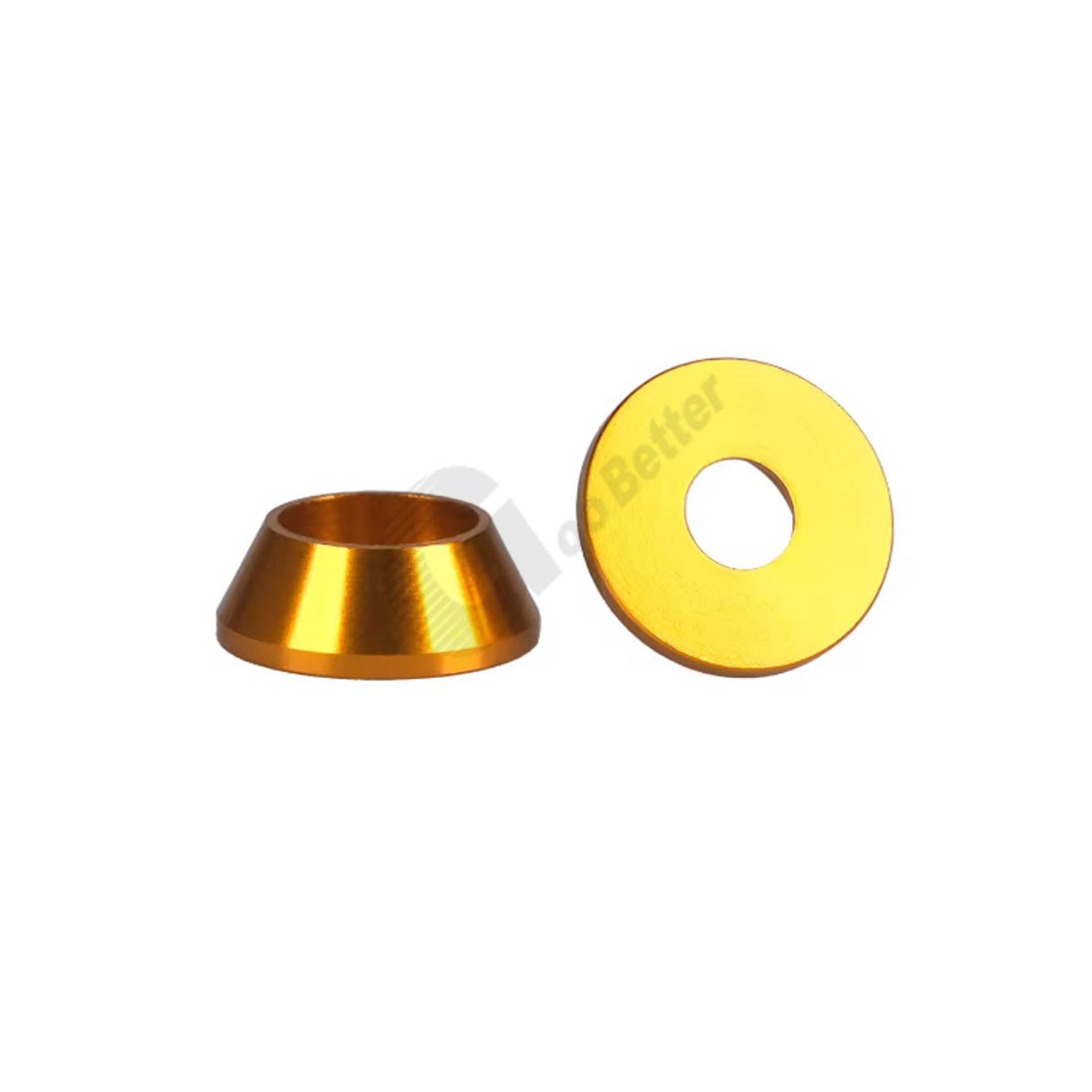 M2 M2.5 M3 M4 M5 M6 M8 Colours Load Spreading Cone Washers Anodised Aluminium - HomeDIYer