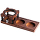 Universal Solid Wood Espresso Tamper Station & Dosing Mat (51-58mm)