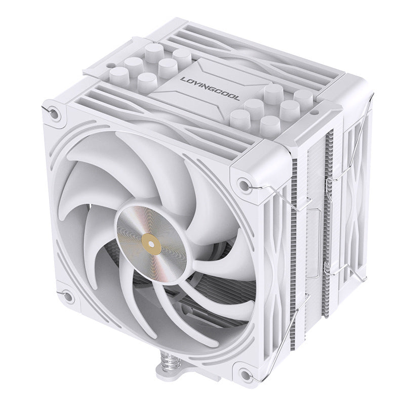 LC-K6000 Tower CPU Cooler — 6 Copper Heatpipes, PWM Fan, Intel & AMD, Single or Dual Fan