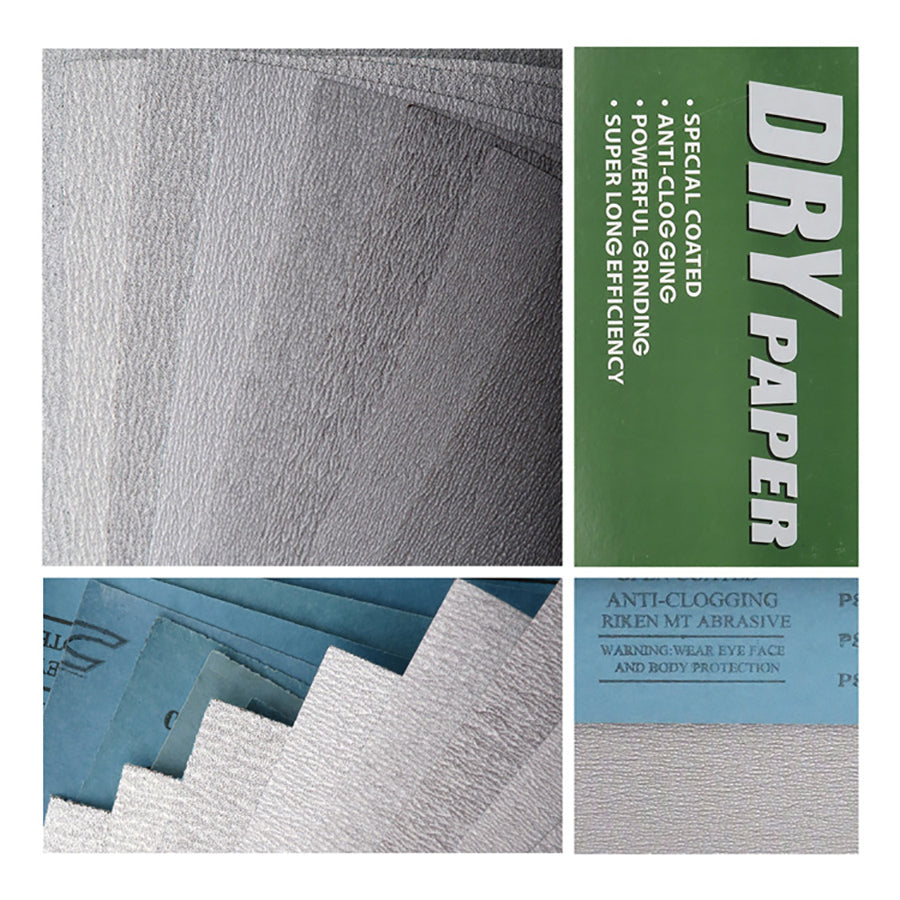 230x280mm RMC AP35M Dry Use Abrasive Sandpaper Grit 80# - 800# Sand Paper Sheets