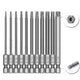11-Piece Magnetic Torx Screwdriver Bit Set T6-T40 Security Tamper-Proof Star Bits