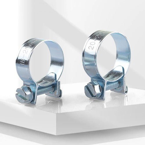 6mm - 31mm Mini Hose Clip Jubilee hose Clamps Fuel Line Diesel Petrol Pipe 10 Pack - HomeDIYer