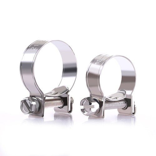 6mm - 31mm Mini Hose Clip Jubilee hose Clamps Fuel Line Diesel Petrol Pipe 10 Pack - HomeDIYer