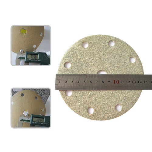 150mm Wet and Dry Sanding Discs 6" Sandpaper Hook Loop Pads 9 Hole 80# 180# 320#