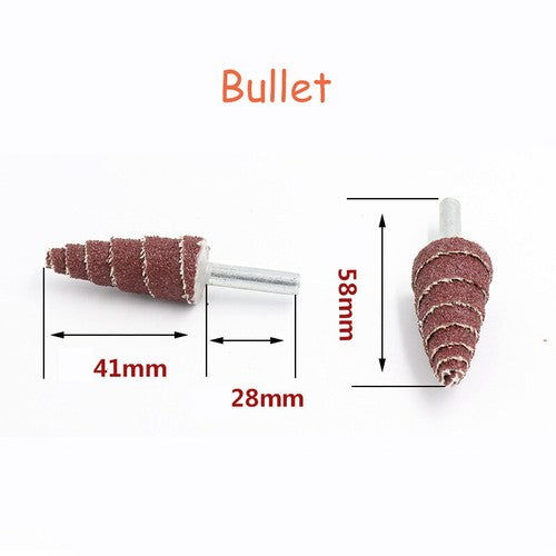 Sanding Flap Wheel Abrasive Disc Polishing φ15-80mm For Dremel Rotary Tool 6mm