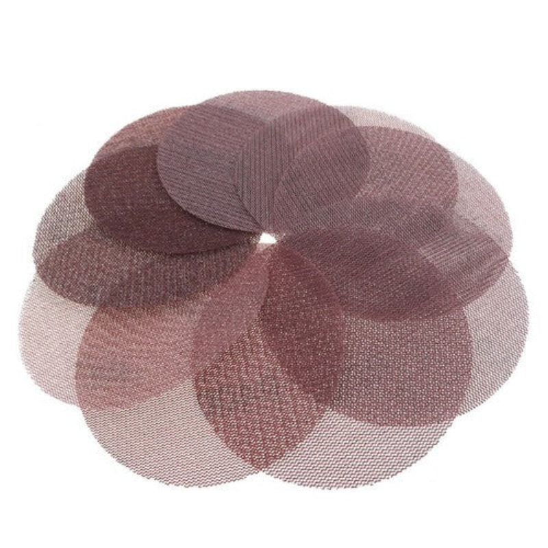 125mm Mesh Abrasive Sanding Discs Hook and Loop Sandpaper Disc P80 - P1000 Grit