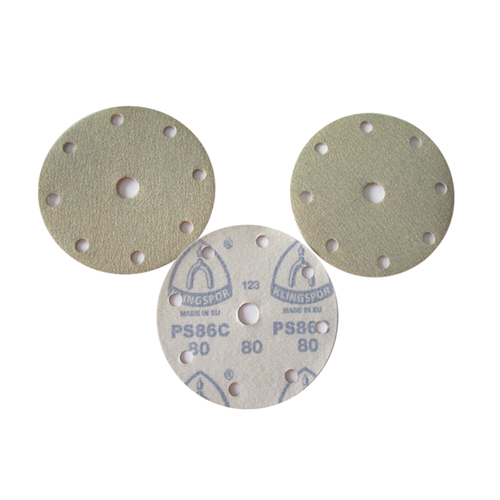 150mm Wet and Dry Sanding Discs 6" Sandpaper Hook Loop Pads 9 Hole 80# 180# 320#