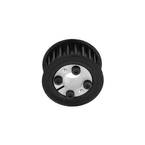 HTD-8M 18-60Teeth Timing Belt Pulleys With Expansion Sleeve Width 32mm 45# Steel