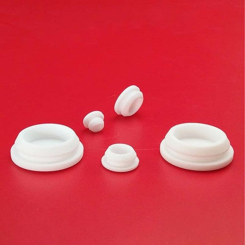 White Snap-on Hole Plug Silicone Rubber Blanking End Caps Seal Stopper 2.5~14mm