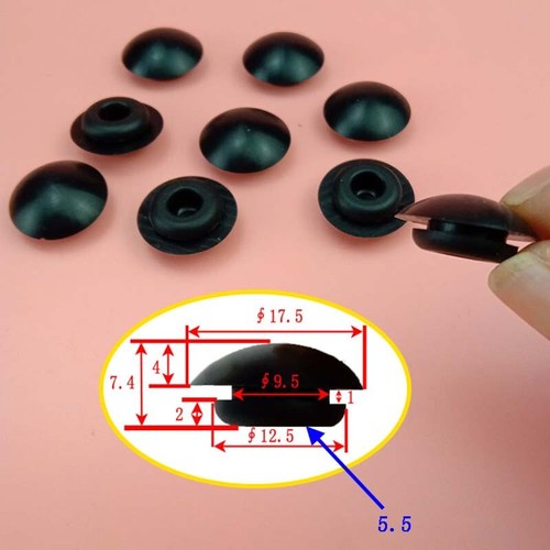 Snap-on hole plug installed demonstration showing secure fit in pipe end