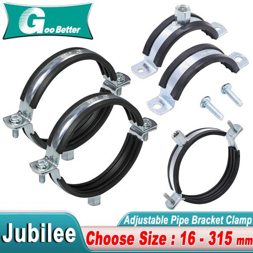 Split Ring Pipe Hanger, Adjustable Wall Mount Ceiling Mount Pipe Bracket Support