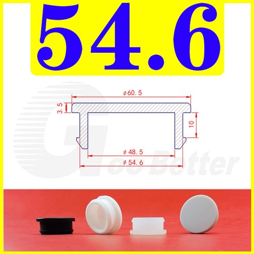 Snap-On Hole Plug Grey Silicone Rubber Blanking Seal Bung Pipe Tube (2.5-60.6mm)