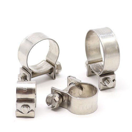 6mm - 31mm Mini Hose Clip Jubilee hose Clamps Fuel Line Diesel Petrol Pipe 10 Pack - HomeDIYer