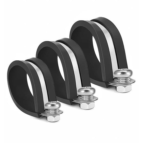 Rubber Lined P Clip Stainless Steel 6mm-70mm Sizes Pipe Cable Hose Clamp P-Clips