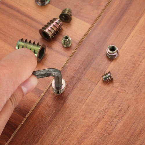 245x screw - in nuts threaded insert wood screw - in sockets M4 - M8 assortment set - HomeDIYer