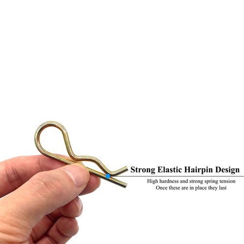 Heavy Duty Hitch Pins Clip - Spring Retaining R Clip M1~M10x16~120mm for Trailer - HomeDIYer
