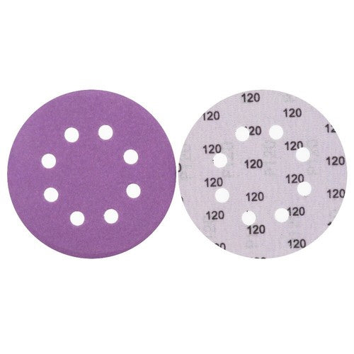 125mm 5 Inch 8 Hole Sanding Discs Hook and Loop Orbital Sander Sandpaper