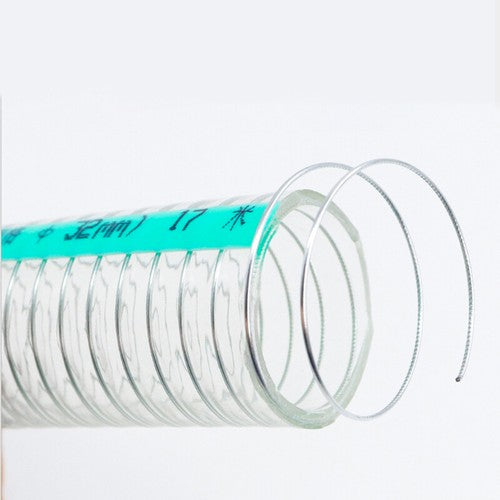 PVC Braided Wire Reinforced Food Grade Hose Pipe — Ø 16–125mm, 1M