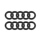 3.1mm Cross Section O-Rings NBR Nitrile Rubber 10mm - 350mm OD Oil Resistant Sea