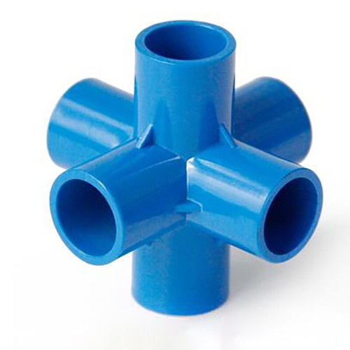 PVC Pipe Fittings Various Type Straight, Tee, Elbow Water Supply White Blue Grey
