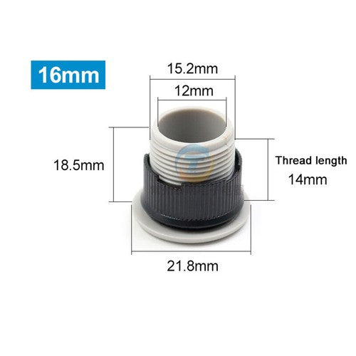 Hole Plugs 16/22/30mm Plastic Inserts Button Panel Blind Stoper Male Black/Grey