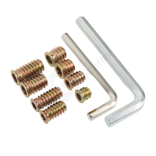 245x screw - in nuts threaded insert wood screw - in sockets M4 - M8 assortment set - HomeDIYer