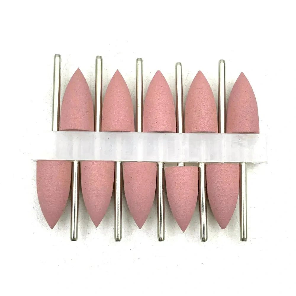 Dental Silicone Rubber Polishers Burs Grinding Heads 2.35mm HP Shank Drill Rotary Dentist Tool Dental Lab Instrument - HomeDIYer