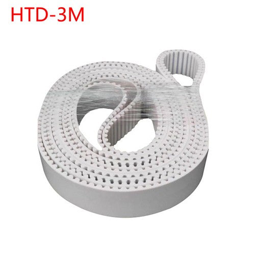 HTD-3M Timing Belt 30mm Wide | Pitch 3mm PU Polyurethane Closed Loop | 483mm–2181mm