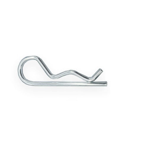 Spring-loaded R-clip made of 4.8-grade carbon steel with a smooth, burr-free finish for use on heavy-duty trailers, cars, and other hitch systems | HomeDIYer