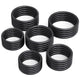 2.5mm Cross Section O-Rings NBR Nitrile Rubber 31mm - 84mm OD Oil Resistant Seal