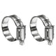 Worm Drive Hose Clips Stainless Steel Adjustable Range for Water Pipe, Plumbing