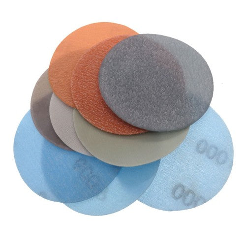 Stacked 3in Sanding Discs - 600-5000 Grit Hook Loop Wet Dry Paper for HomeDIYer Bulk Projects