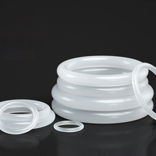 50x White Silicon Rubber O Rings Food Grade Cross Section 3.1mm OD 70mm-305mm
