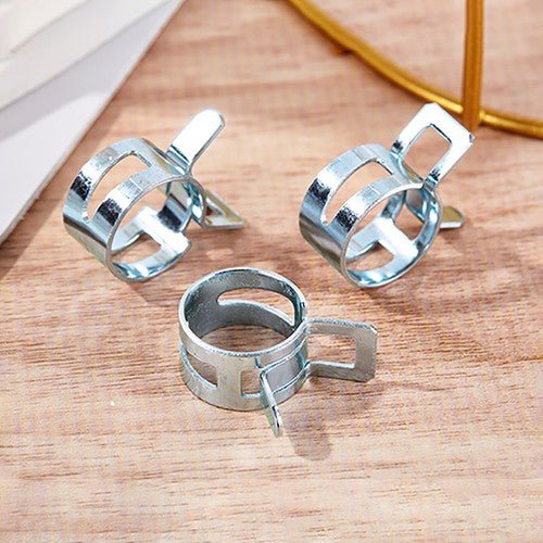Spring Clips Fuel Hose Clamps Air Gas Water Pipe Self Clamping Surface zinc coat - HomeDIYer