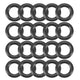 1.9mm Cross Section O-Rings NBR Nitrile Rubber 45mm - 140mm OD Oil Resistant Seal 100Pcs