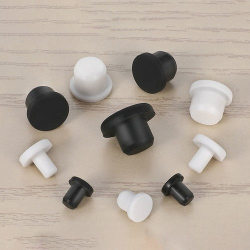 Chemical resistance showcase for silicone rubber end caps against fluids