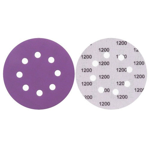 125mm 5 Inch 8 Hole Sanding Discs Hook and Loop Orbital Sander Sandpaper