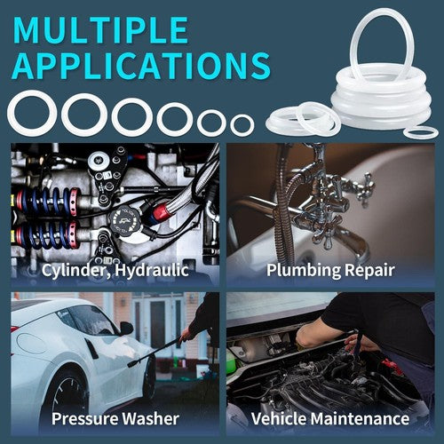 2mm Cross Section O Rings VMQ Silicone Food Grade 58mm-86mm ID High Temperature