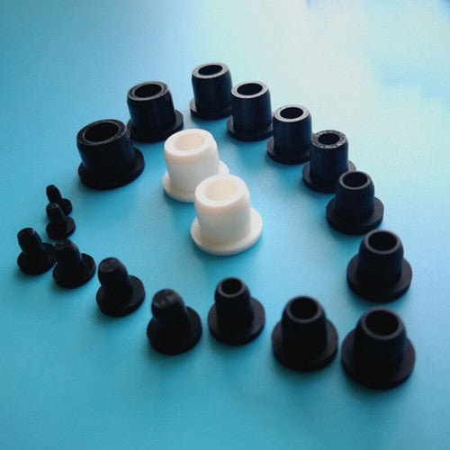 Side profile view of silicone rubber seal plug showing insertion depth
